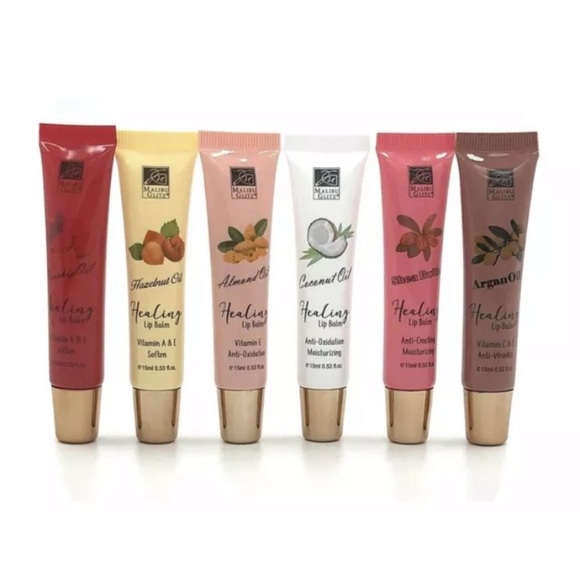 Malibu Glitz Healing Tinted Lip gloss Hazelnut Oil - Picture 3 of 3